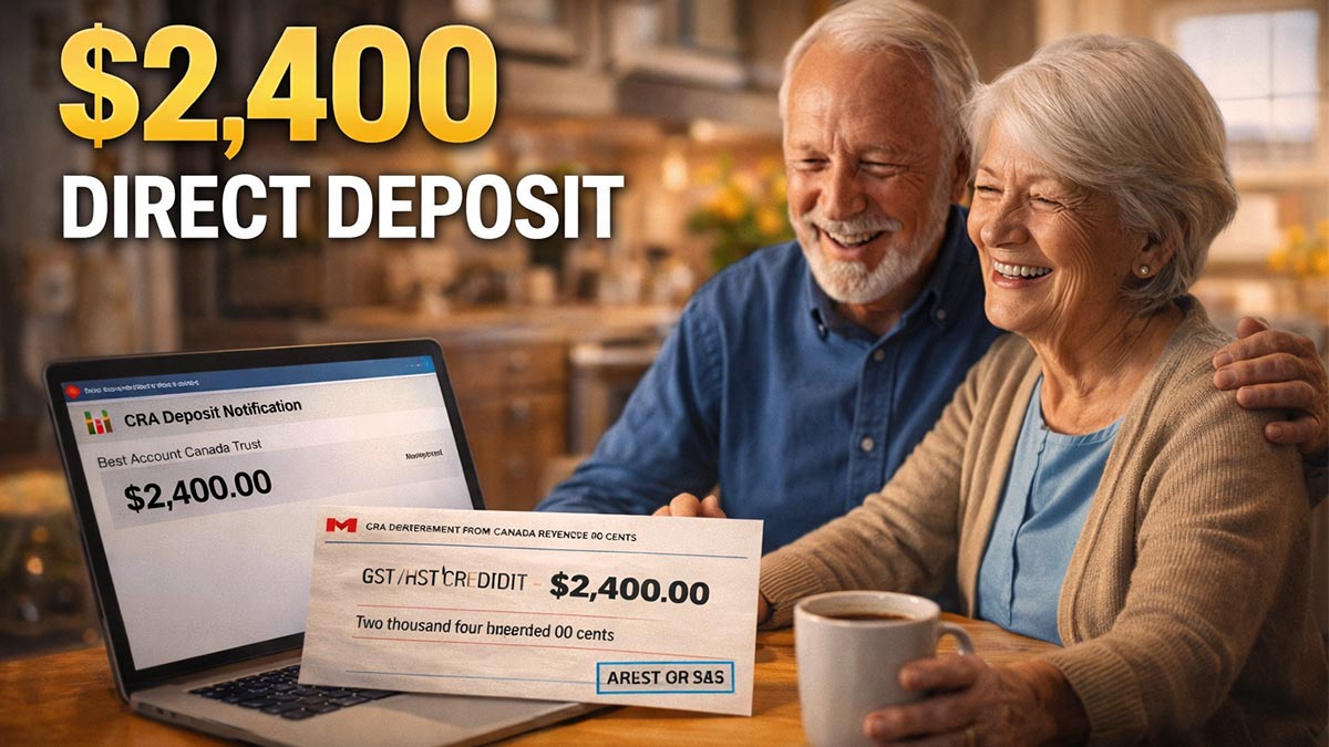 $2,400 CRA Direct Deposit for Canadian Seniors: Eligibility, Payment Dates & March 2026 Update