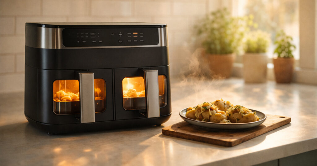 I Tried Cooking an Entire Dinner in Philips' New Vertical Airfryer — Here's What Nobody's Telling You