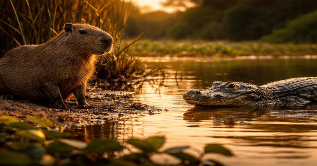 Why Don't Crocodiles Eat Capybaras? I Watched Them Share a Riverbank — Here's What's Really Going On
