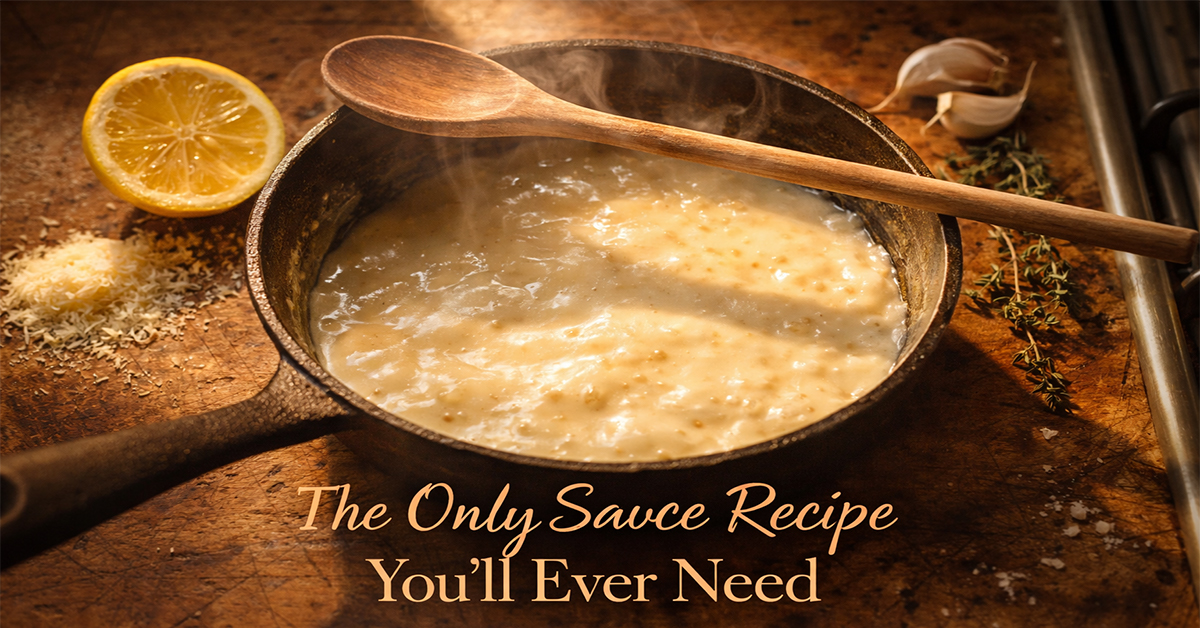 "I Made a Simple Creamy Sauce From Scratch and Honestly, I'll Never Cook Without It Again"
